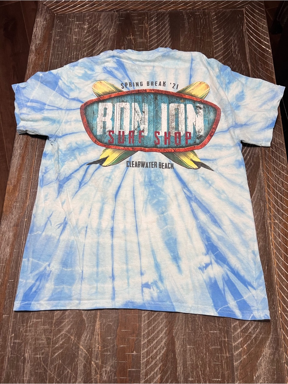 Ron Jon Surf Shop Men’s Tie Dye T-shirt Spring Break ‘21 Clearwater Beach Size M